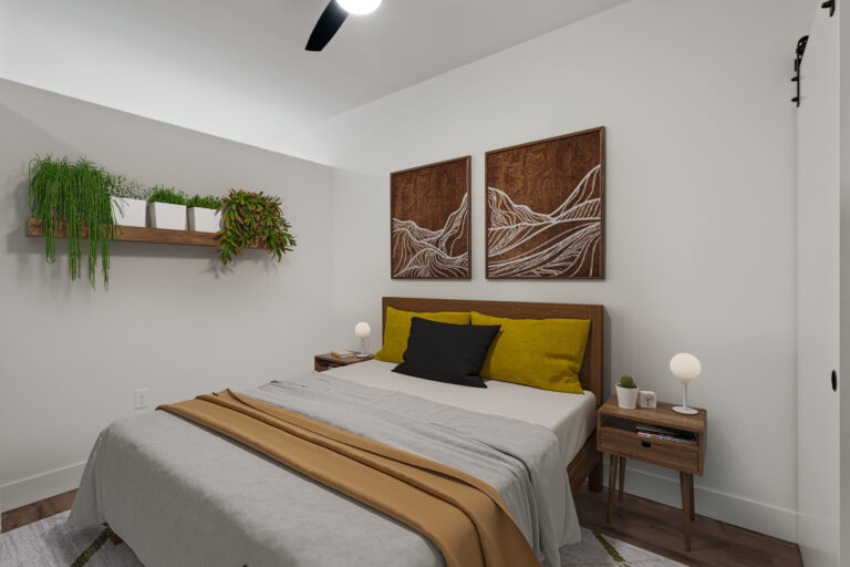 Kerf Bellingham, WA modern apartments - bedroom